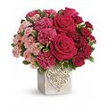 Heart Mixed Flower Bouquet