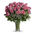 24 Long Stemmed Pink Roses