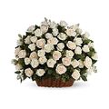 White Rose Basket