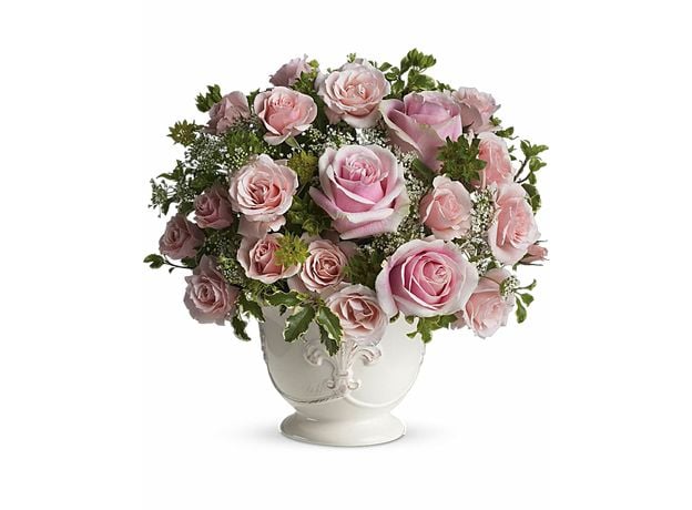 Parisian Pinks with Roses standard