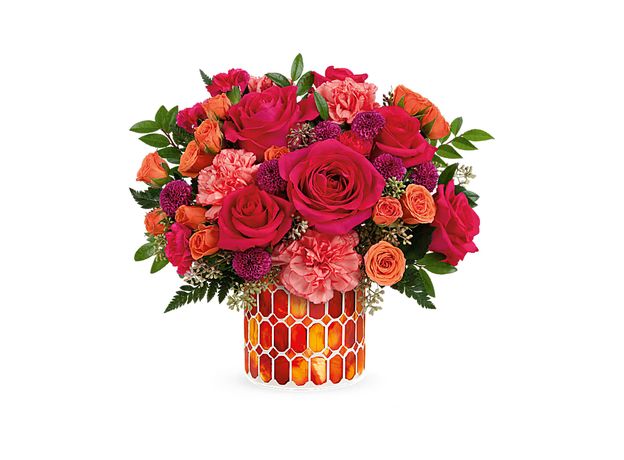 Sunset Orange Bouquet, 3 image